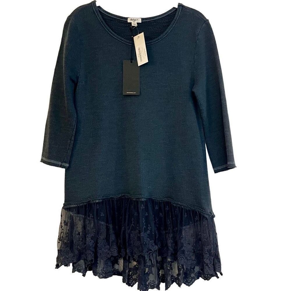 NWT Dylan Sundance Luxe Slub 3/4 Sleeve Victori Small
